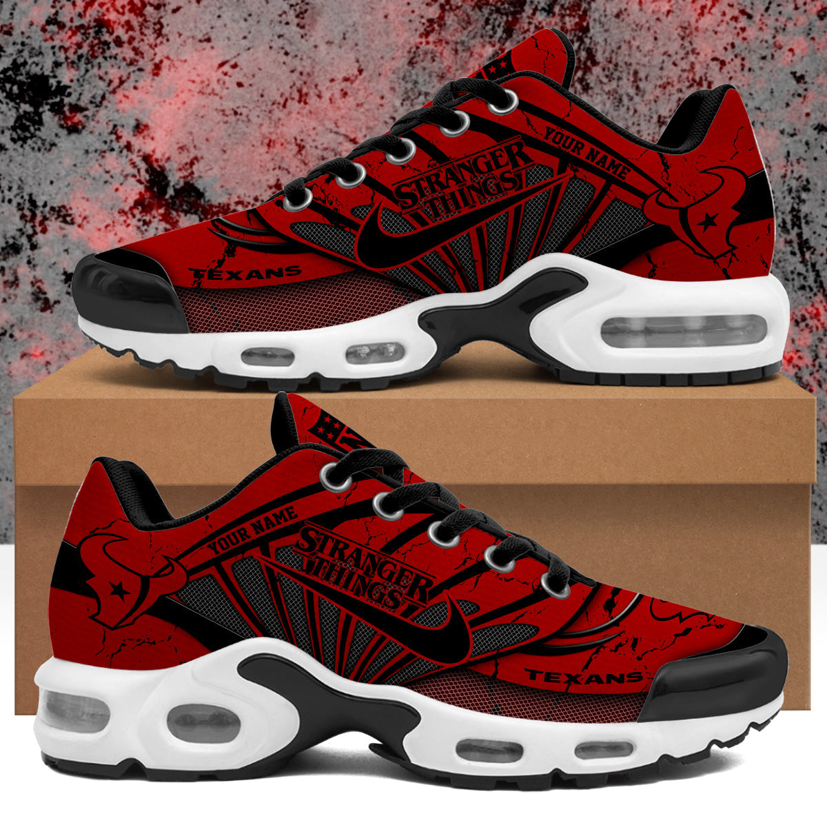 HOU Stranger Things Personalized Air Max Shoes